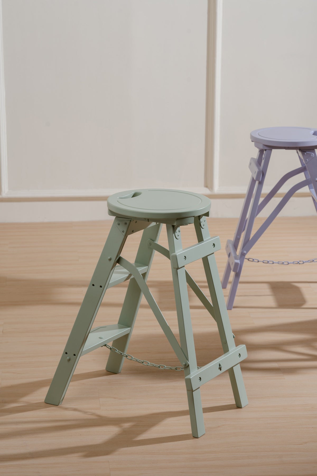 Bravo Step Ladder - Wooden Ladder Folding - Larkwood Furniture