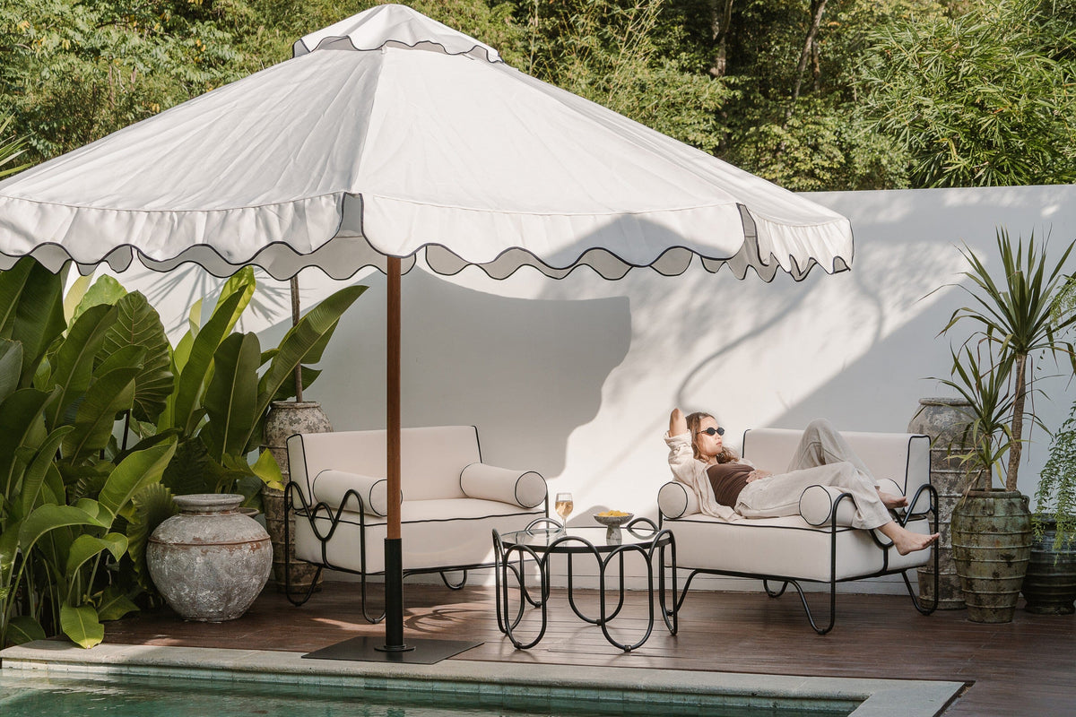 outdoor daybed - outdoor lounge - outdoor setting
