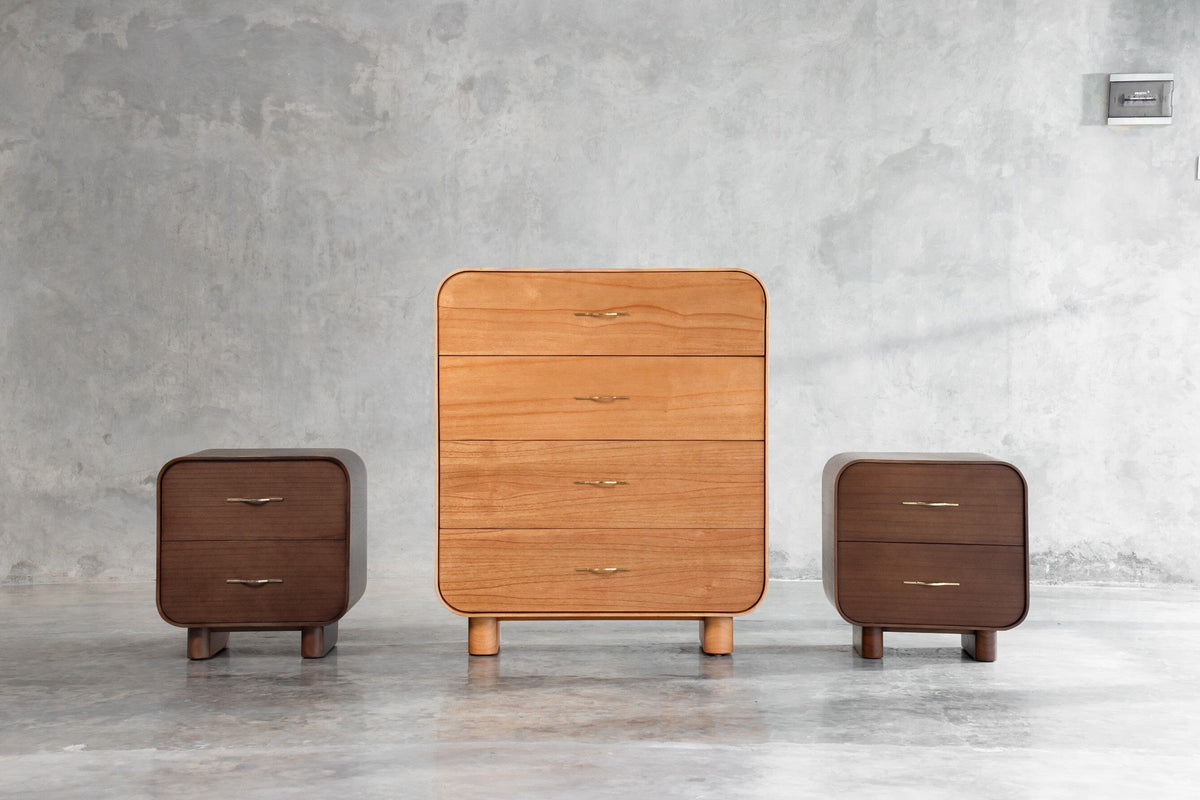 marguerite tallboy - storage 4 drawers - dresser - Larkwood Furniture