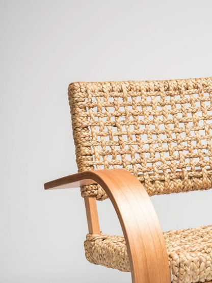 French Modernist Armchair - natural finish armchairs australia - Larkwood Furniture