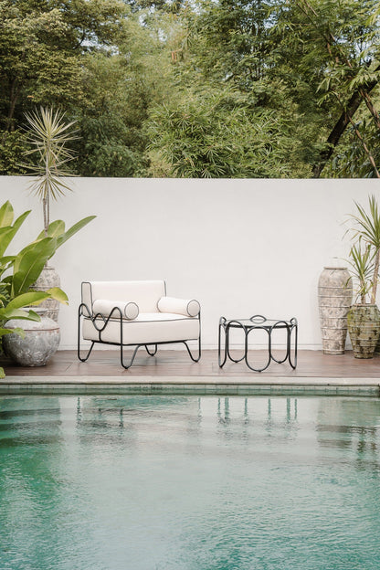 outdoor coffee table - outdoor couch - outdoor seating