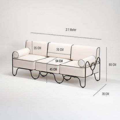 outdoor couch dimensions