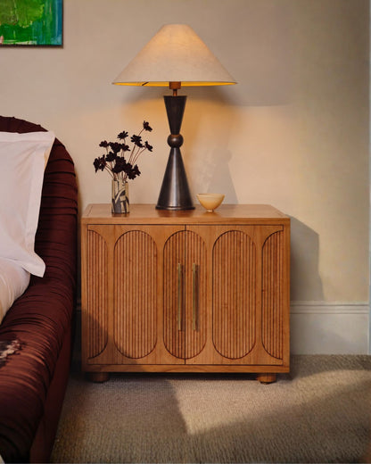 Large bedside table, with shelf