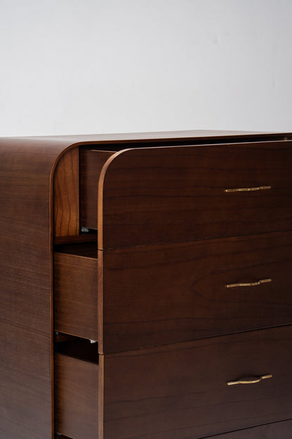 Marguerite Tallboy - Wooden 4 Drawer Tallboy - Larkwood Furniture