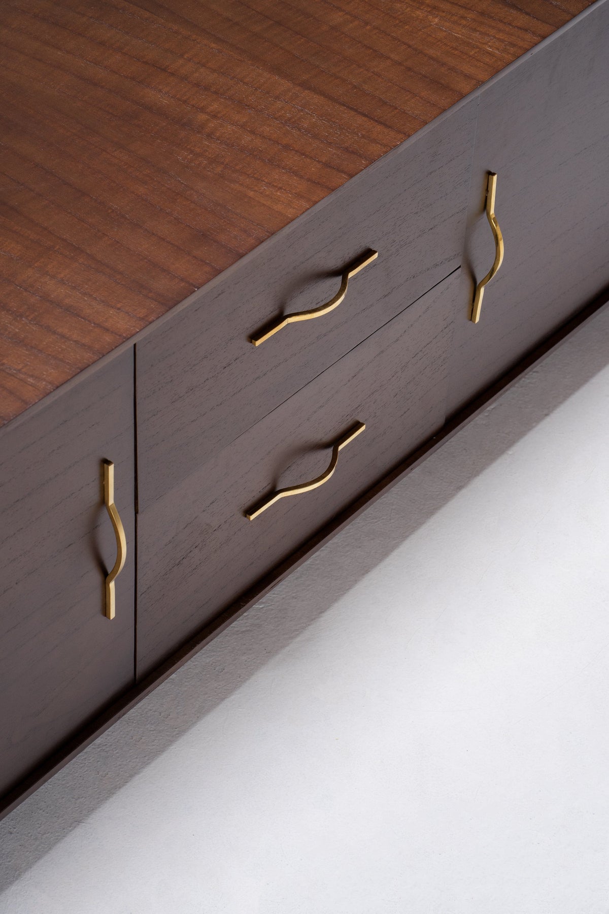 Marguerite TV console -TV Stand Wooden Dark - Larkwood Furniture