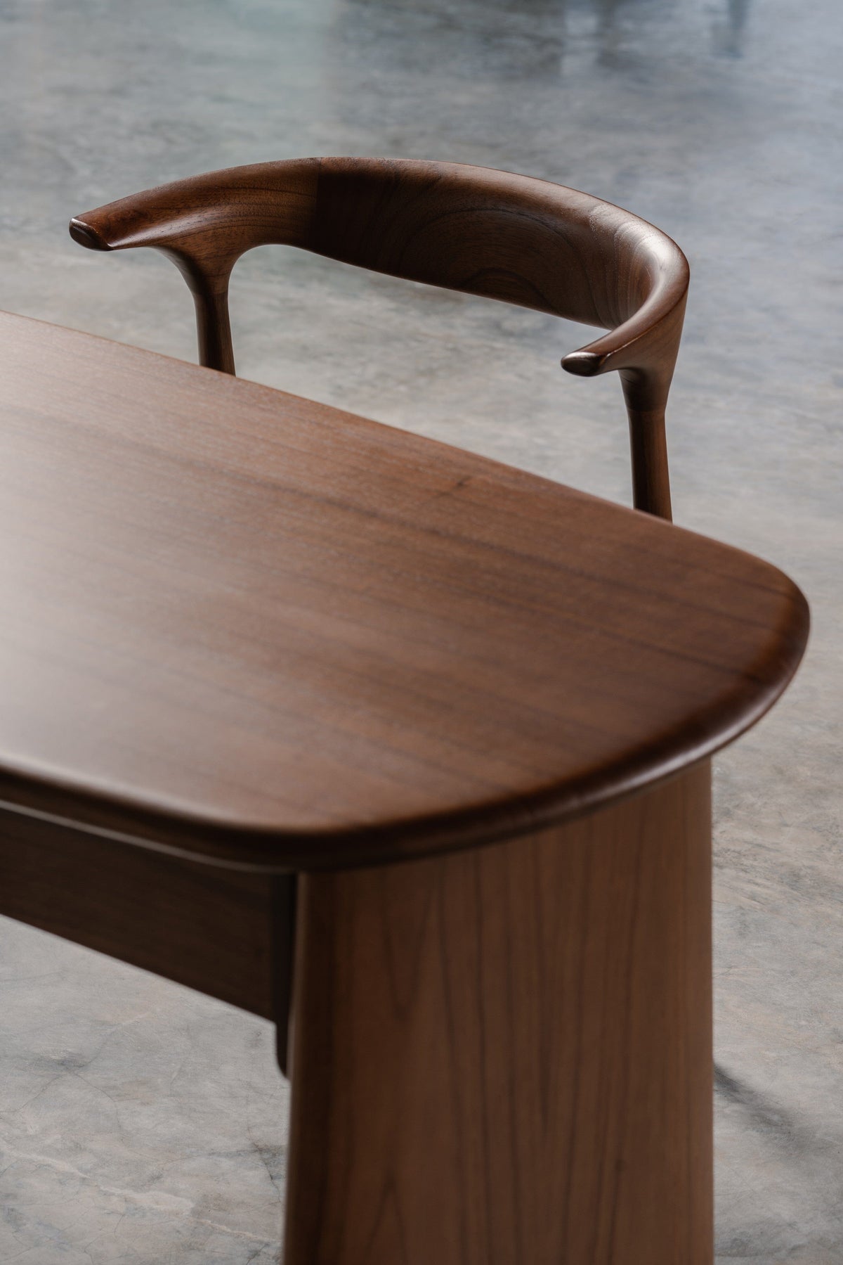 solid mindi wood desk