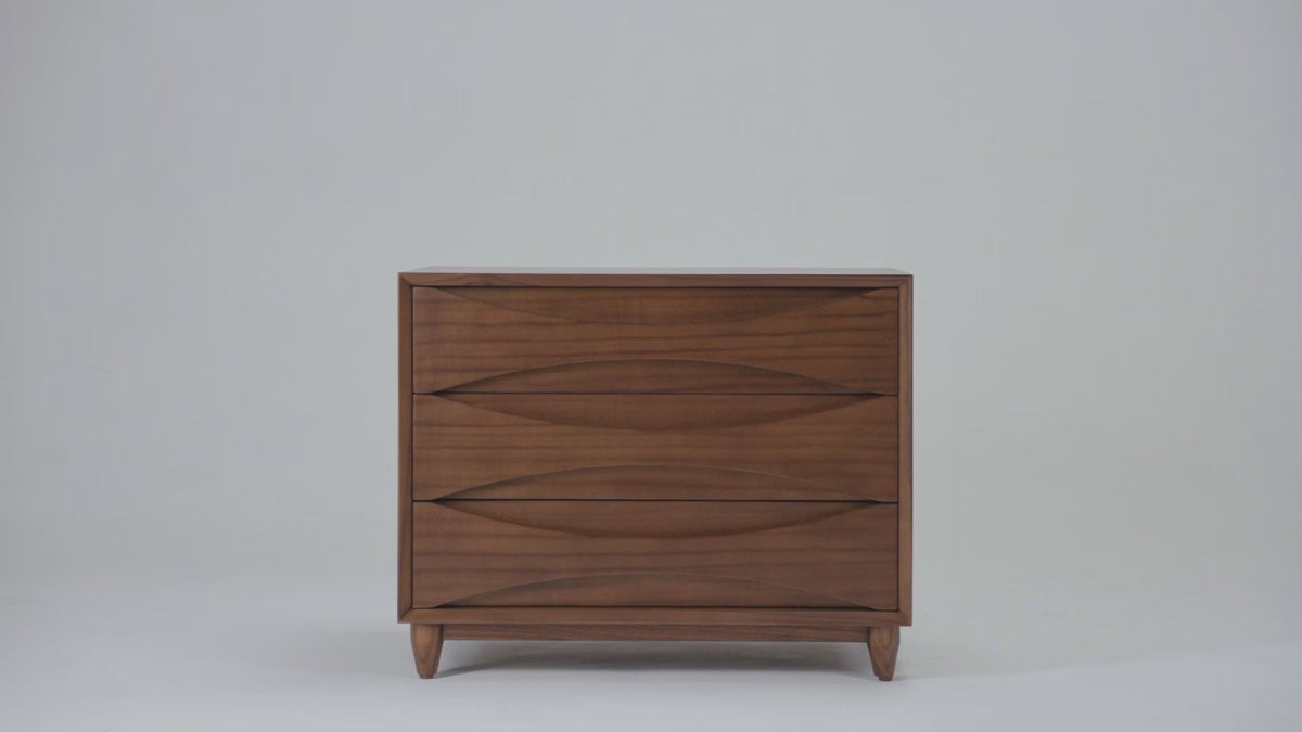 Pamplona Bedside, soft close drawer video