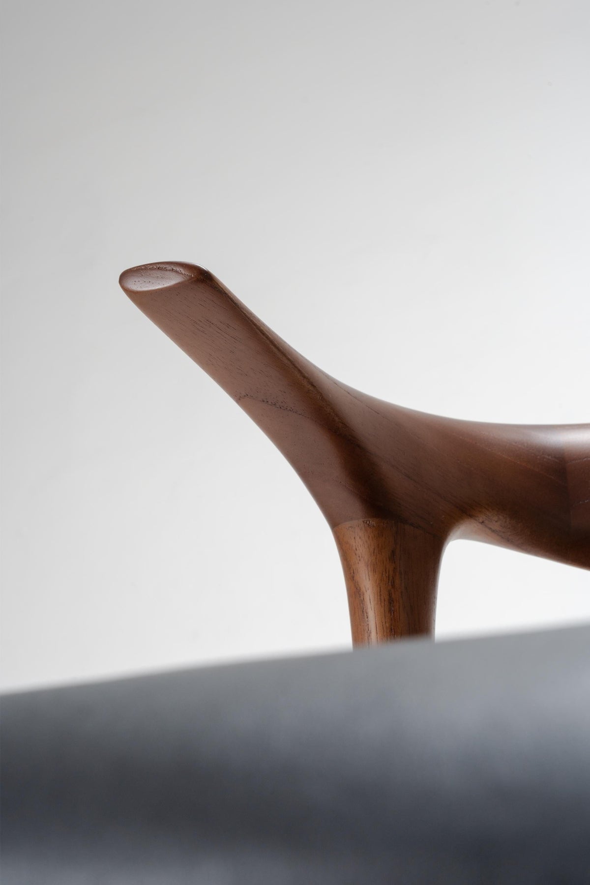 wood dining chair close up shot of woodworking