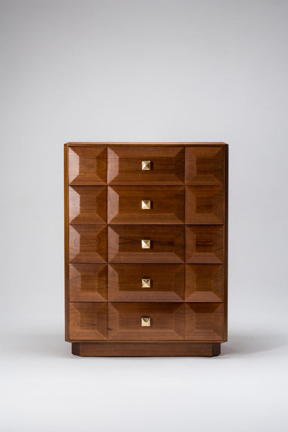 Verona Tall Chest of 5 Drawers