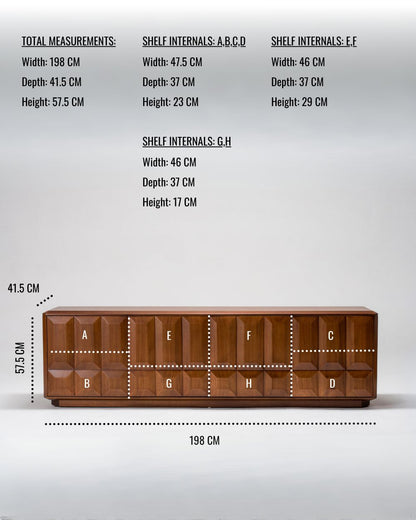 Verona TV Console 200cm