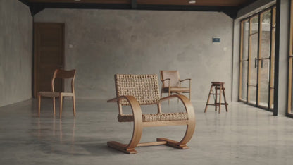 French Modernist Armchair - wooden armchairs chairs - Larkwood Furniture